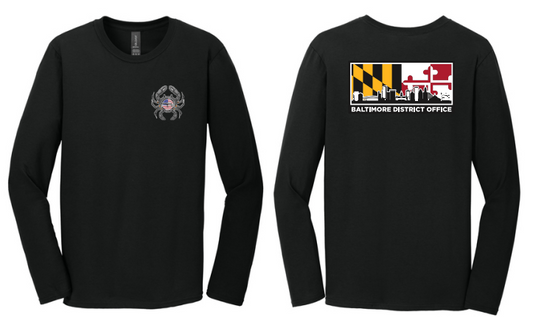 BALTIMORE Gildan Softstyle® Long Sleeve T-Shirt