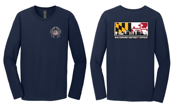 BALTIMORE Gildan Softstyle® Long Sleeve T-Shirt