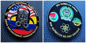 DEA COLOMBIAN CHEMICAL GROUP COIN