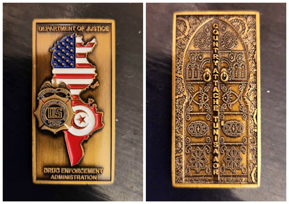 DEA MOROCCO AOR CHALLENGE COIN SET