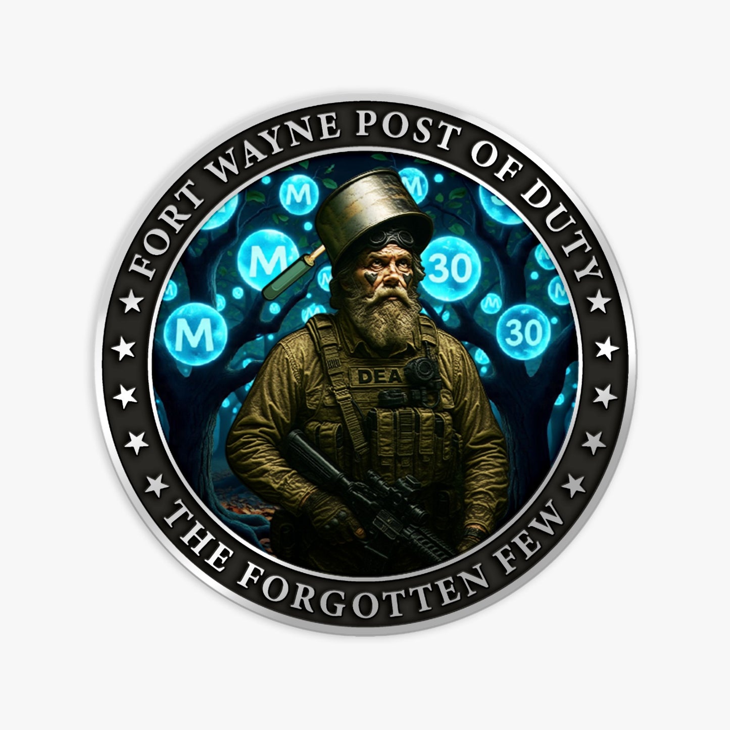 20 LEFT!  DEA FORT WAYNE INDIANA "JOHNNY APPLESEED" COIN