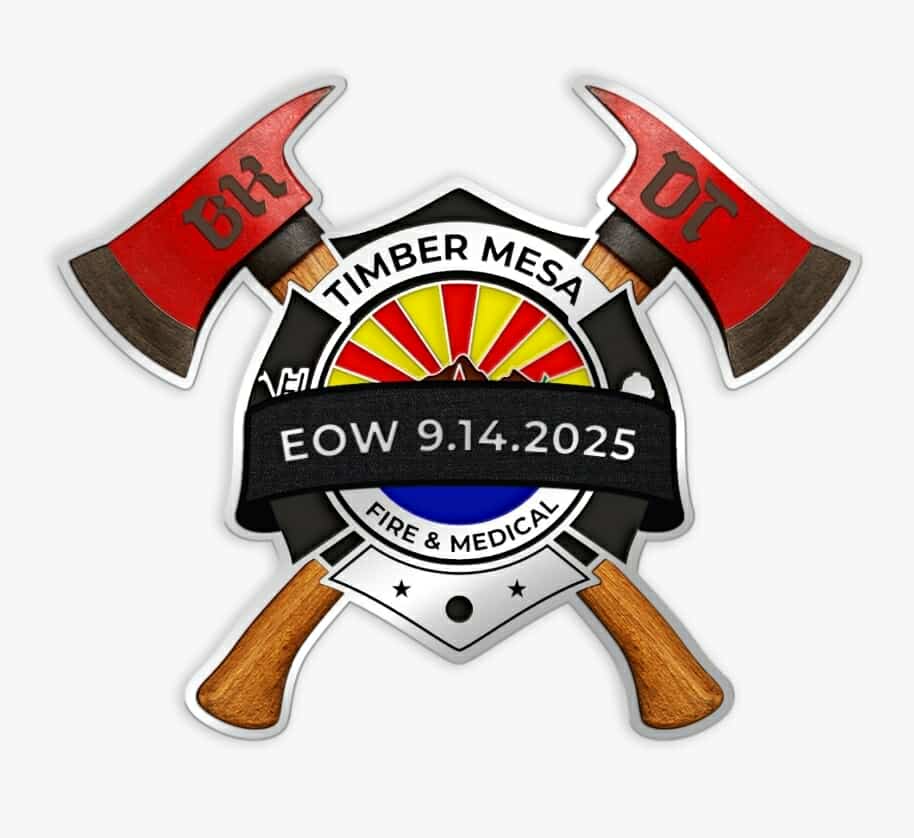 TIMBER MESA FD END OF WATCH MEMORIAL COIN.