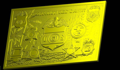 25 left! PRESALE LIMIT2!  ATF RED DAWN 3" COIN