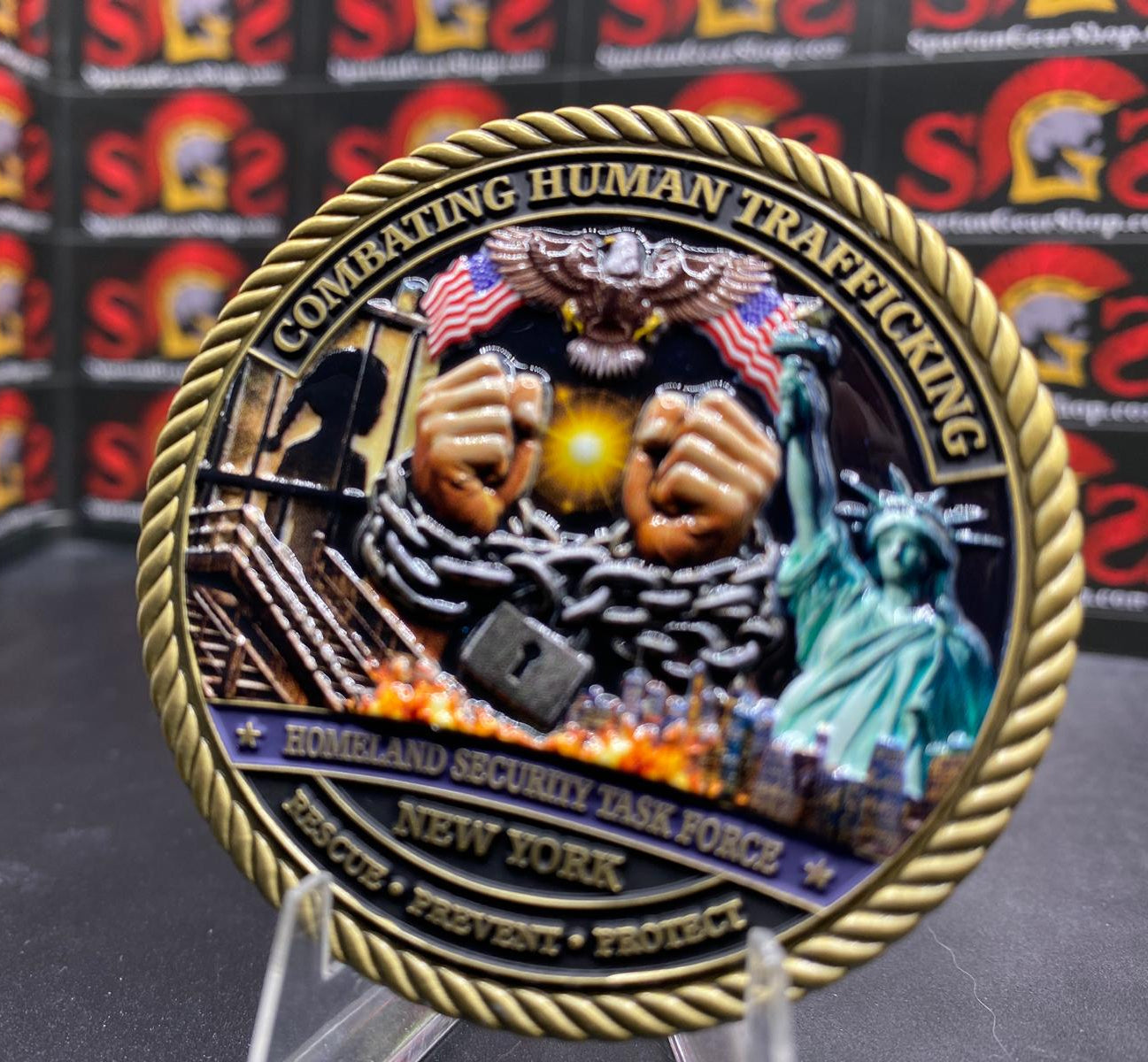 Only 5! HSI CBP ICAC OPERATION BUG TRAP COIN