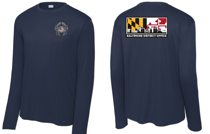 BALTIMORE- LONG SLEEVE Sport-Tek® PosiCharge® Competitor