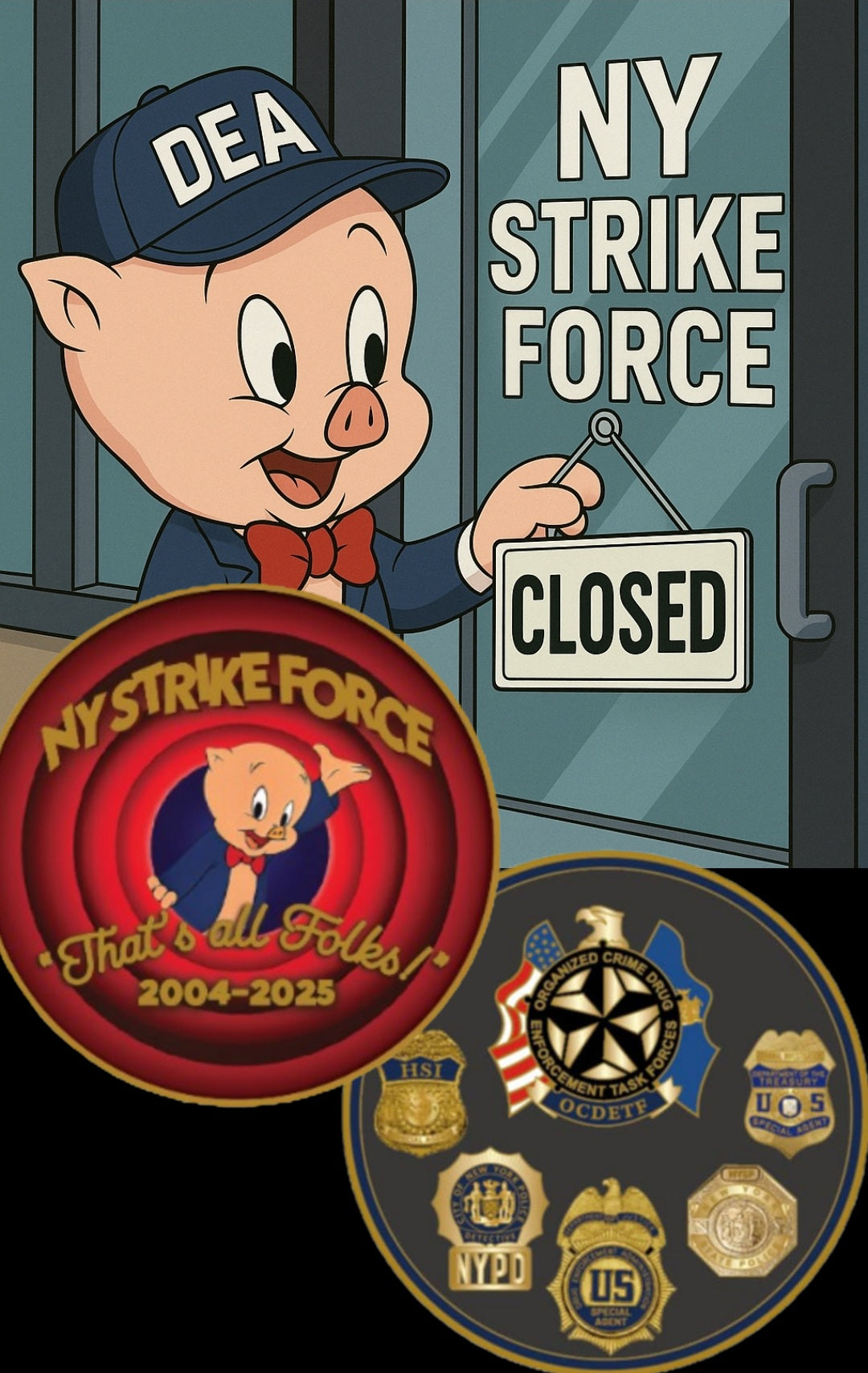 DEA NYC STRIKE FORCE MEMORIAL COIN