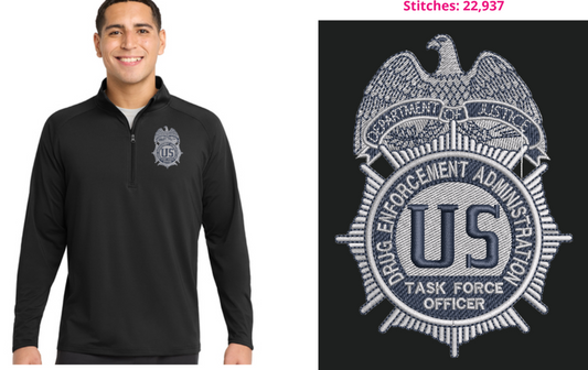 SA/TFO Sport-Tek® Sport-Wick® Stretch 1/4-Zip Pullover