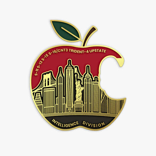 1 LEFT DEA NEW YORK INTEL APPLE NUMBERED COINS