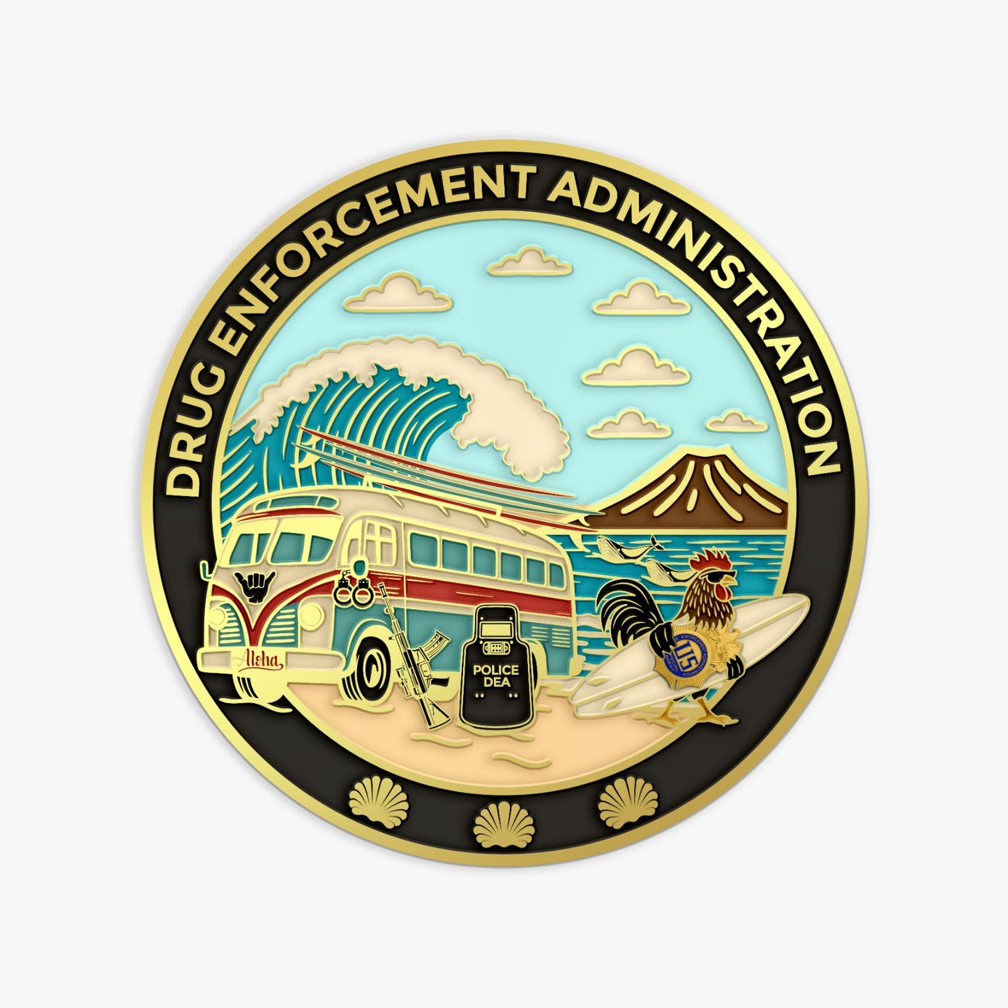 10 LEFT! LIMITED DEA MAUI POST OF DUTY