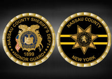 Load image into Gallery viewer, Nassau County Sheriff&#39;s Honor Guard Challenge Coin
