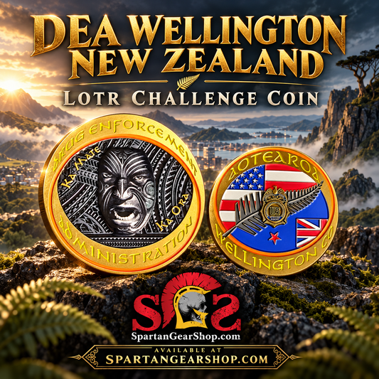 5 LEFT: DEA WELLINGTON NEW ZEALAND- VERSION 2.0  LOTR COIN