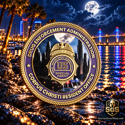 DEA CORPUS CHRISTI "GOTHAM" CHALLENGE COIN