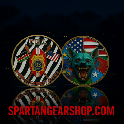 DEA NAIROBI COUNTRY OFFICE KENYA CHALLENGE COIN