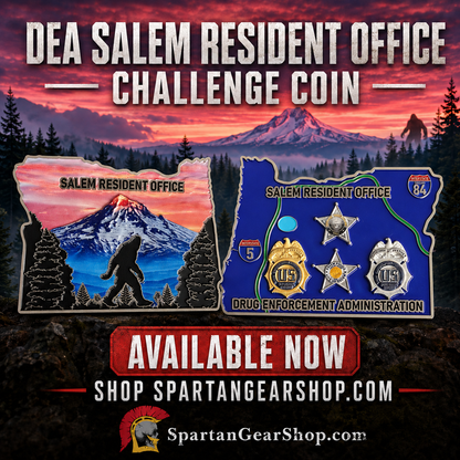LIMITED DEA SALEM RESIDENT OFFICE 3" COIN