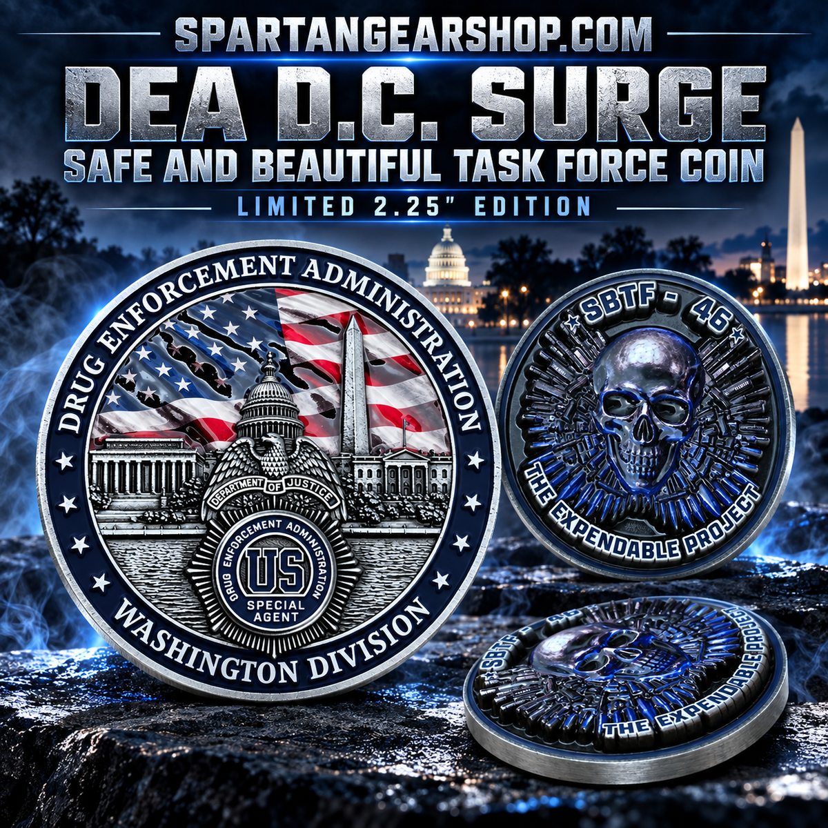 DEA SURGE WASHINGTON DC SAFE AND BEAUTIFUL TASK FORCE
