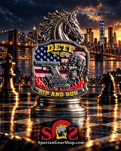 EXCLUSIVE AND LIMITED DEA NY T-24 STANDING COIN