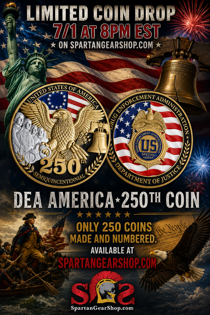 LIMITED DEA AMERICA 250TH NUMBERED COINS