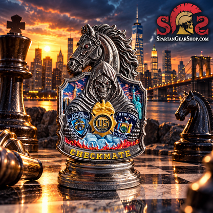 EXCLUSIVE AND LIMITED DEA NY T-24 STANDING COIN