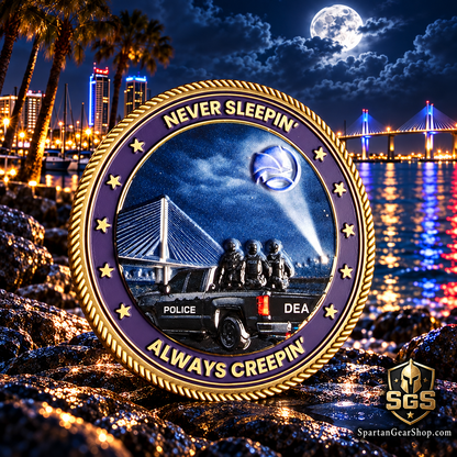 DEA CORPUS CHRISTI "GOTHAM" CHALLENGE COIN