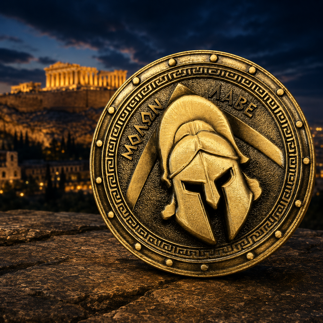 LIMITED DROP: OFFICIAL DEA ATHENS GREECE COUNTRY OFFICE COIN
