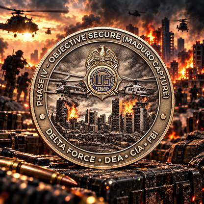 LIMITED DROP: MADURO CAPTURE COIN BY KILL IT COINS