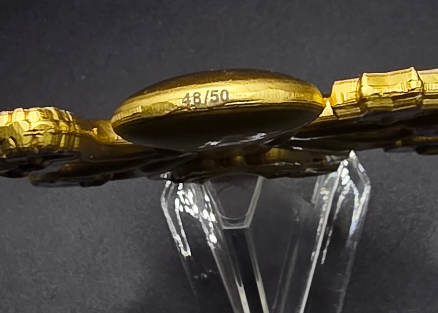 ONLY 35 MADE! NUMBERED HONOLULU HAWAII 3" MATTE GOLD OCTOPUS