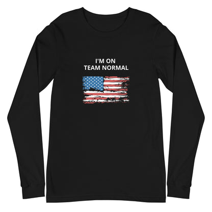 I'M ON TEAM NORMAL (GFY) LONG SLEEVE TEE