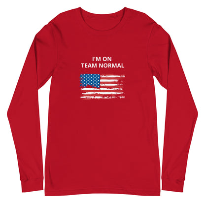 I'M ON TEAM NORMAL (GFY) LONG SLEEVE TEE