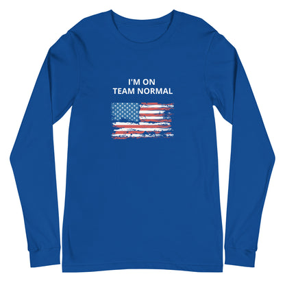 I'M ON TEAM NORMAL (GFY) LONG SLEEVE TEE