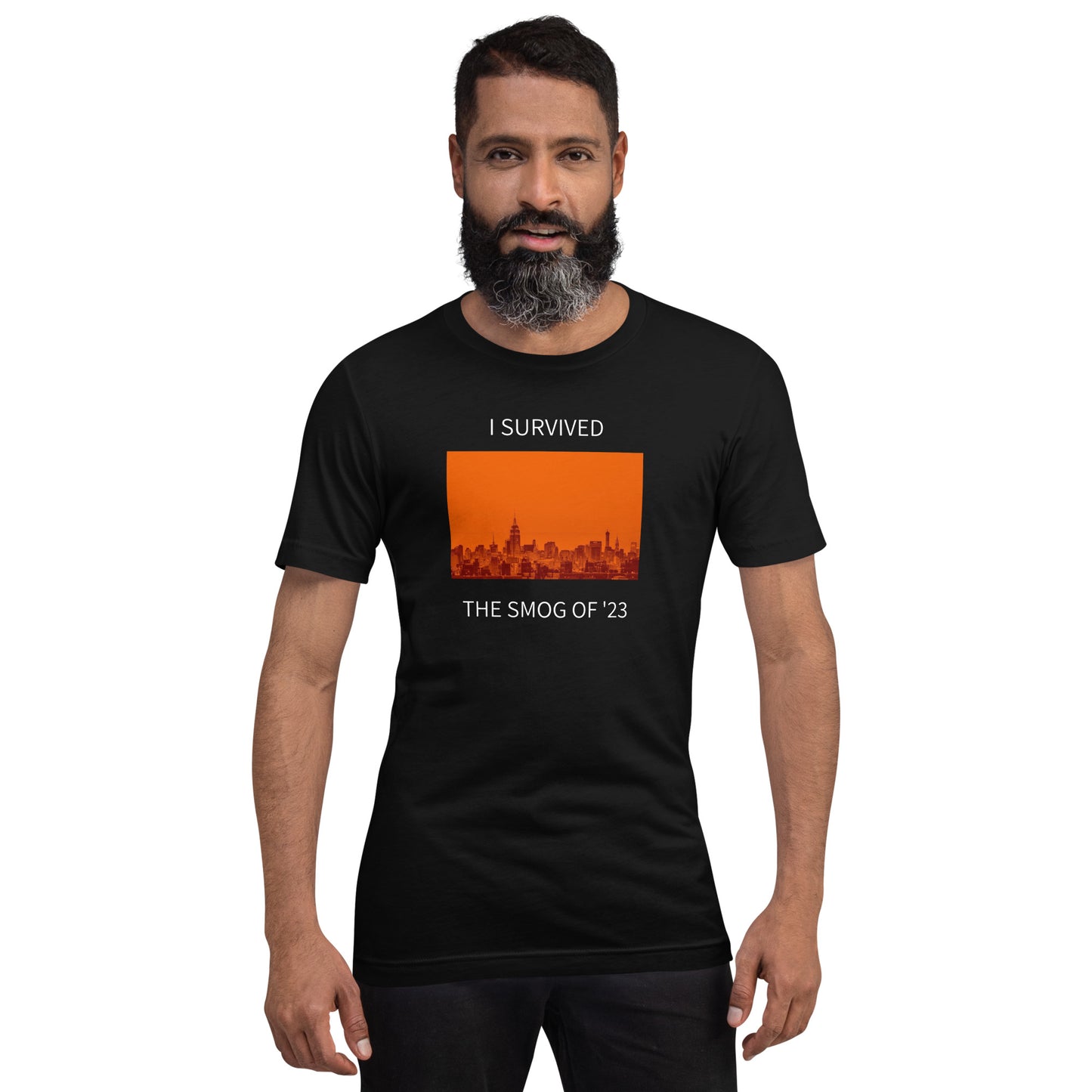 I SURVIVED THE SMOG CANADIAN WILD FIRE Unisex t-shirt