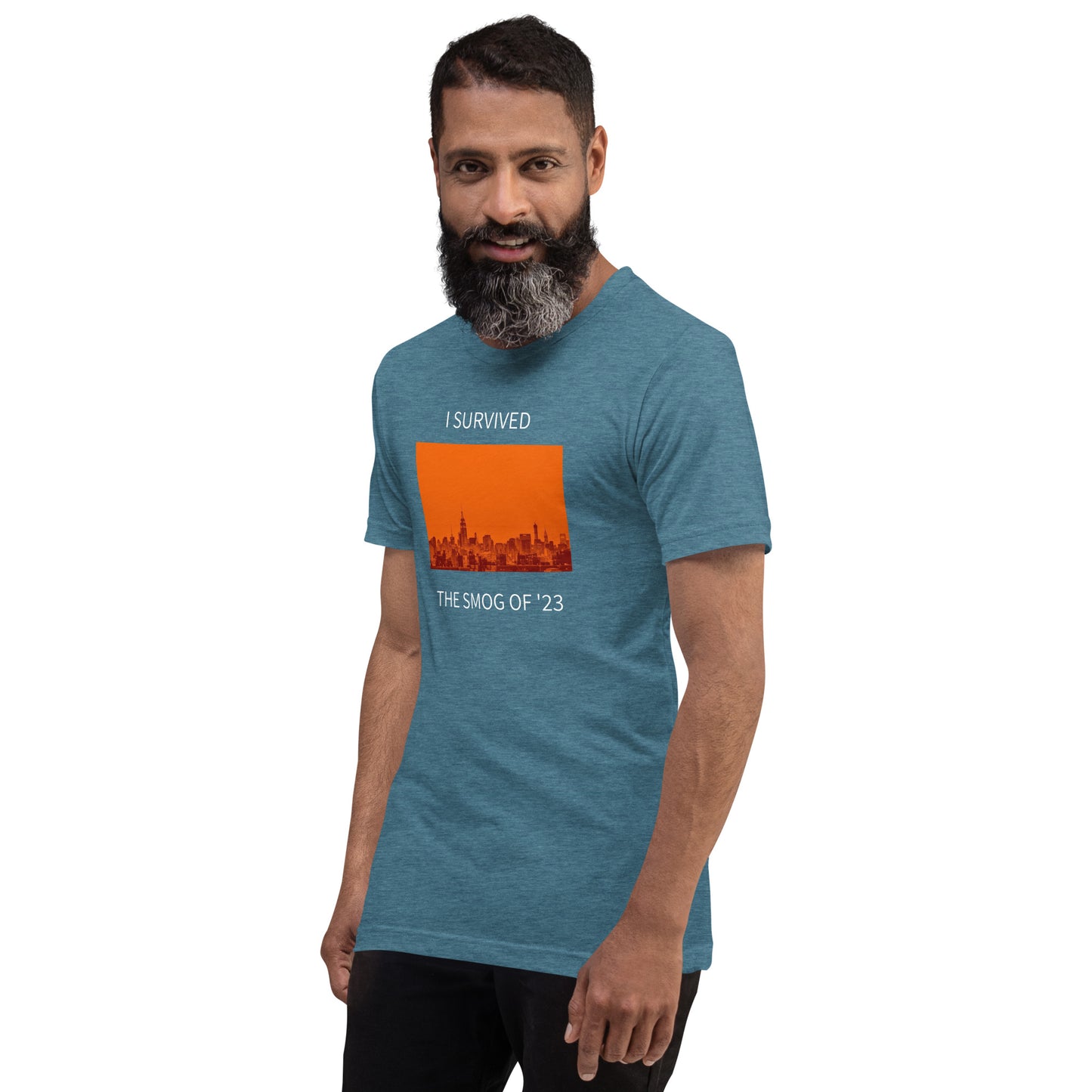 I SURVIVED THE SMOG CANADIAN WILD FIRE Unisex t-shirt