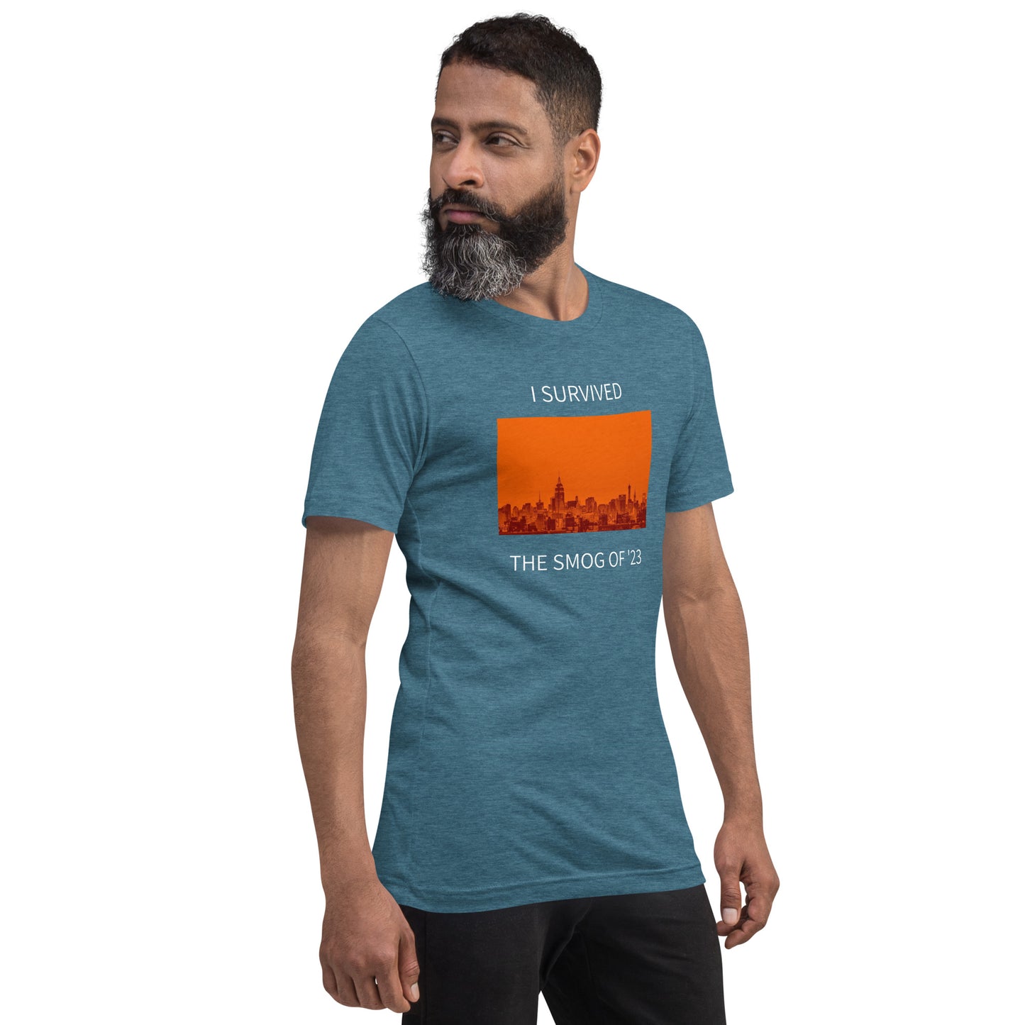 I SURVIVED THE SMOG CANADIAN WILD FIRE Unisex t-shirt