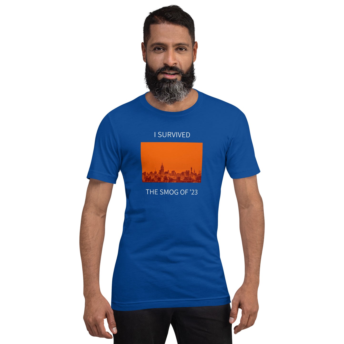 I SURVIVED THE SMOG CANADIAN WILD FIRE Unisex t-shirt