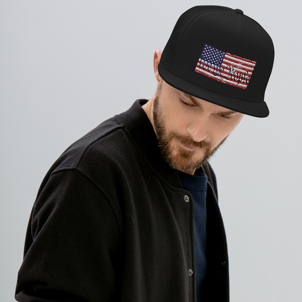 We the People American Flag Trucker Cap