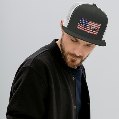 We the People American Flag Trucker Cap