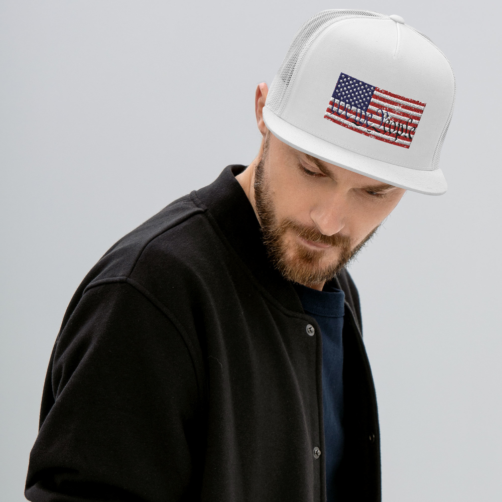 We the People American Flag Trucker Cap