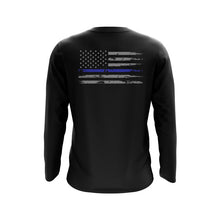 Load image into Gallery viewer, Nassau County Sheriff&#39;s Dept Blue Line Long Sleeve Tee (men&#39;s and women sizes)