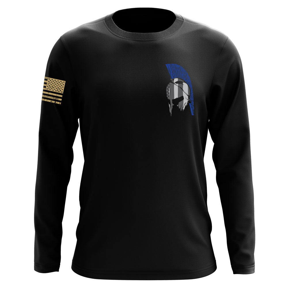 Blue Line Warrior Men's Long Sleeve