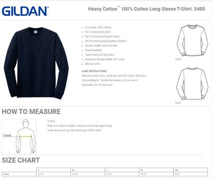 Blue Line Warrior Men's Long Sleeve