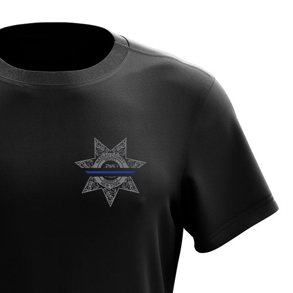 Nassau County Sheriff's Dept Blue Line Tee Sport Tek Moisture Wick