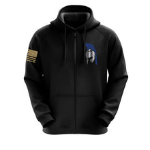 Load image into Gallery viewer, Blue Line Warrior PULLOVER Hooded Sweatshirt