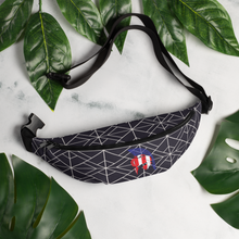 Load image into Gallery viewer, Red White &amp; Blue Spartan Geometric Fanny Pack