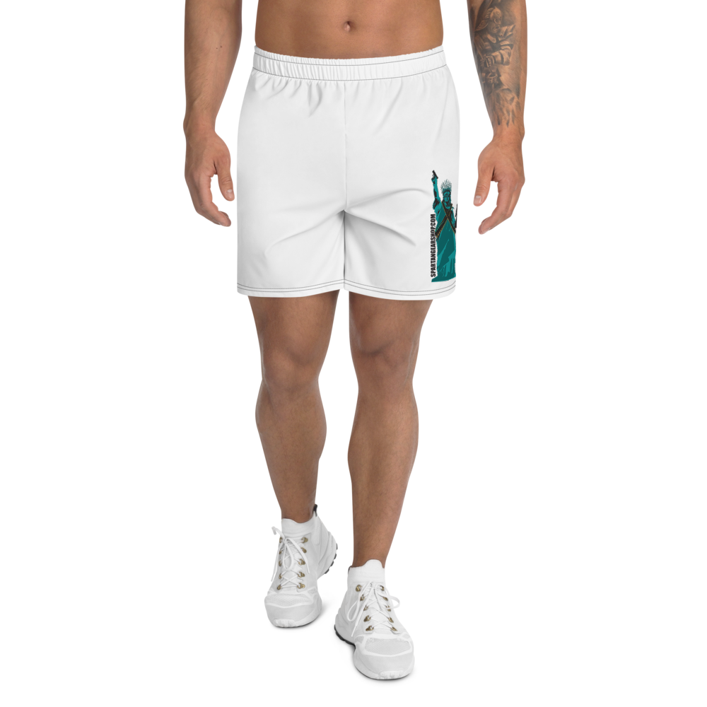 LIBERTY OR DEATH Men's Athletic Long Shorts
