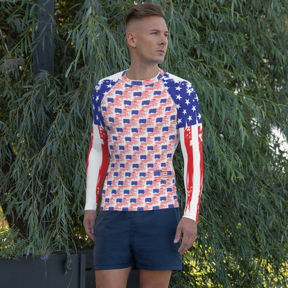 American Flag Men's Rash Guard