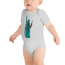Load image into Gallery viewer, Liberty or Death Baby short sleeve one piece