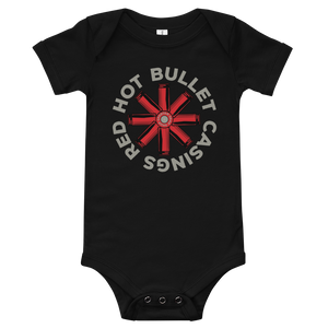 Red Hot Bullet Casings Baby short sleeve one piece