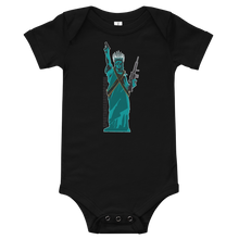 Load image into Gallery viewer, Liberty or Death Baby short sleeve one piece
