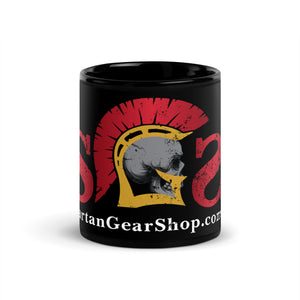 Spartan Gear Shop Black Glossy Mug