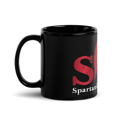 Spartan Gear Shop Black Glossy Mug