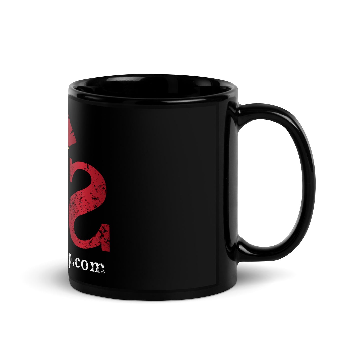 Spartan Gear Shop Black Glossy Mug